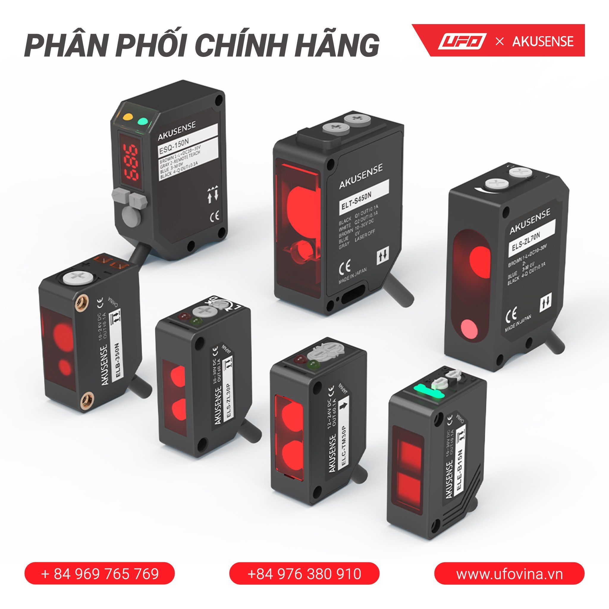  Akusense Square Sensor PTV-D30N 