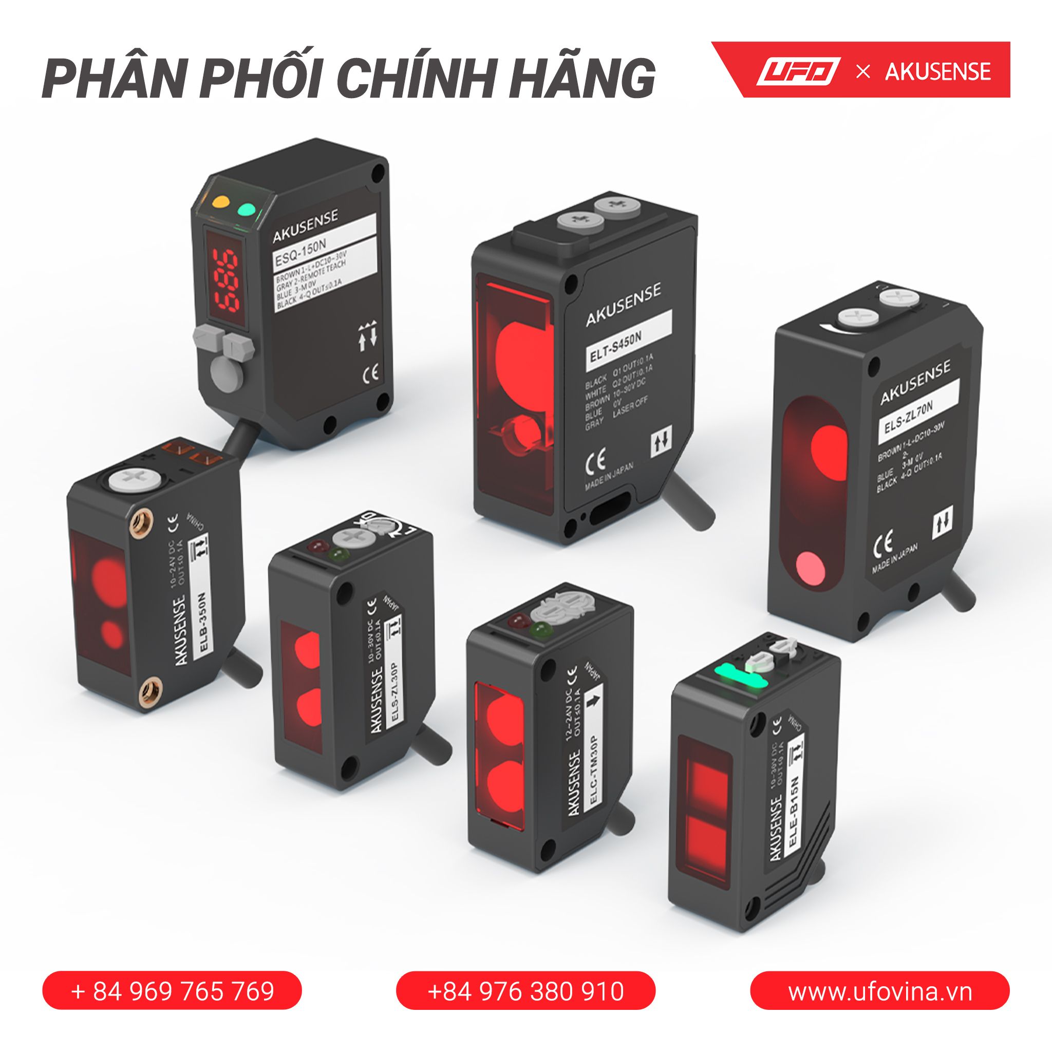  Akusense Square Sensor ELE-RM05N 