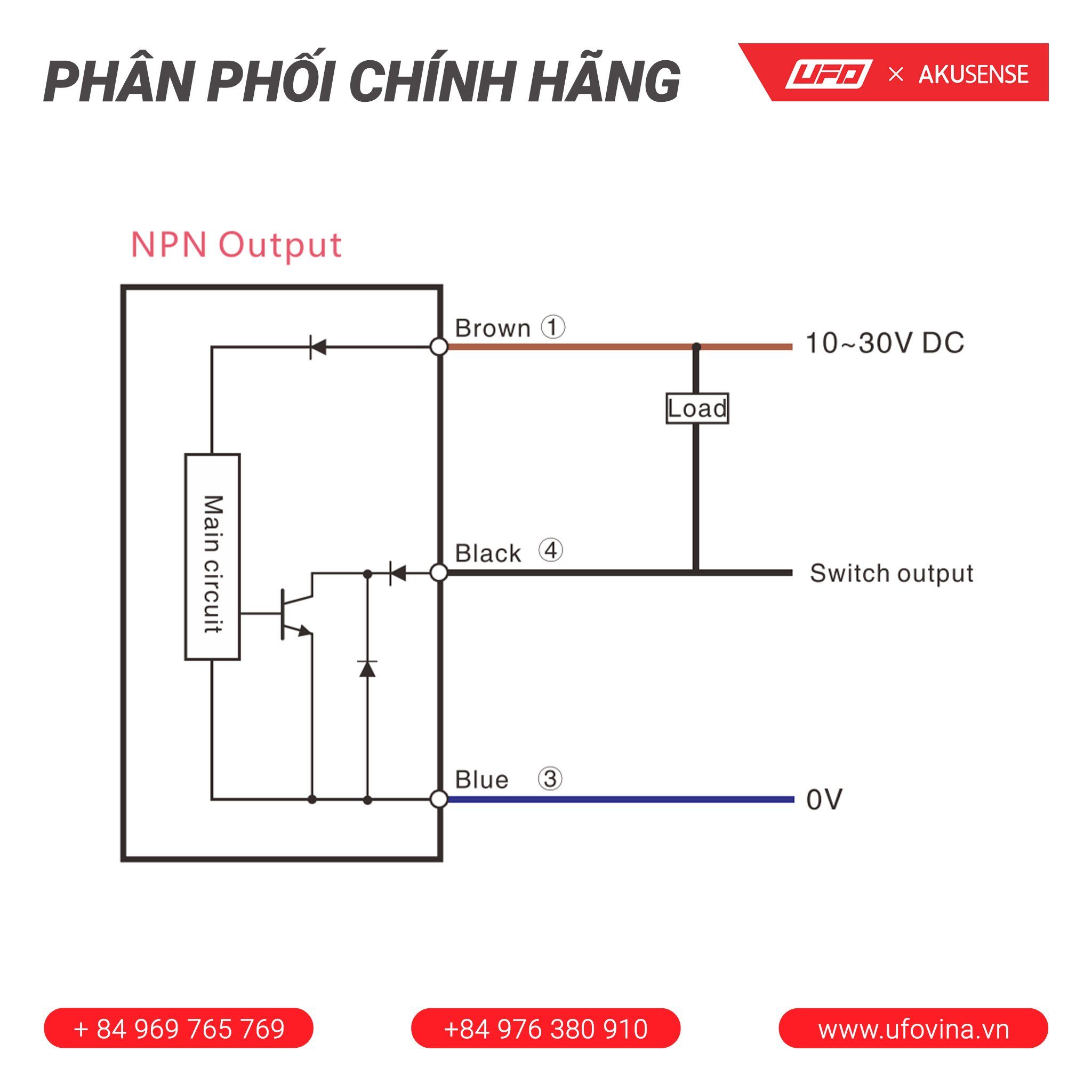  Akusense Standard Distance Sensor TRN6.5-02NO 