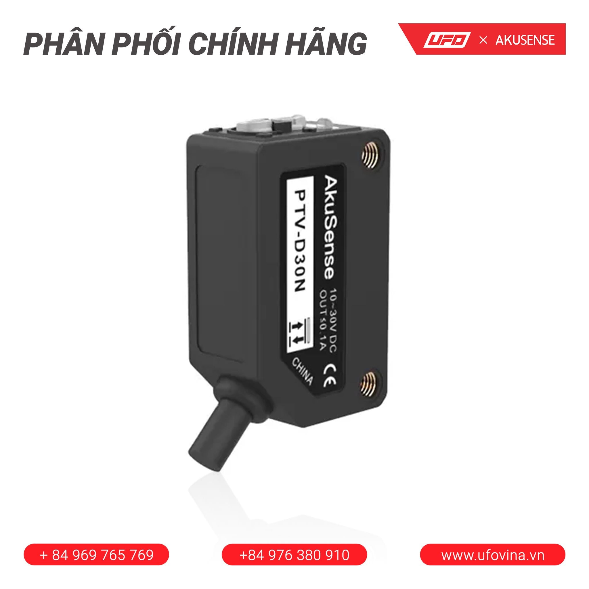  Akusense Square Sensor PTV-D30N 