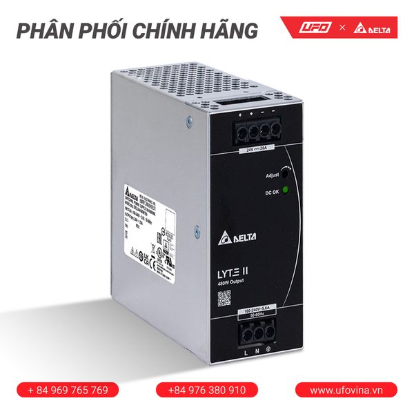  Delta Bộ nguồn DRL-24V480W1EN 20A 
