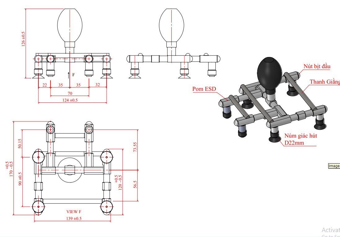  Bộ hút chân không Chống tĩnh điện 