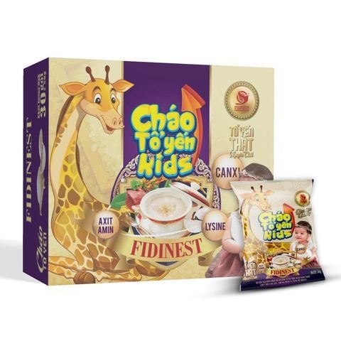 Cháo tổ yến thịt bằm Kids Fidinest