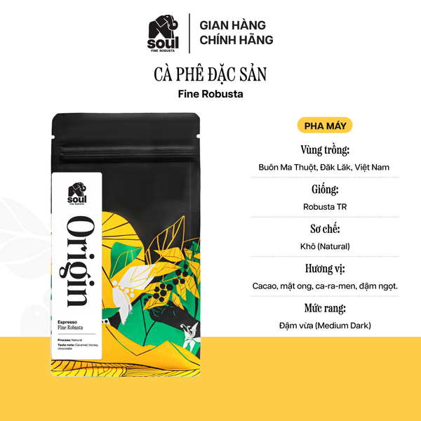  CÀ PHÊ ĐẶC SẢN - FINE ROBUSTA BUÔN MA THUỘT - PHA MÁY 