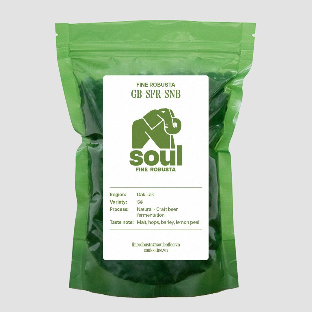  [SOLD OUT] Cà Sẻ - Natural - Men Bia - Vietnam Fine Robusta 2024 