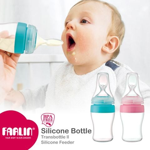  Bình Tập Mút Cổ Rộng Cho Bé FARLIN - 150ml 