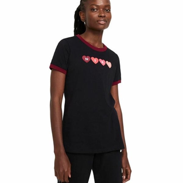 Áo Thun Thời Trang Nữ Nike App As W Nsw Tee Ringer Love DB9724-010