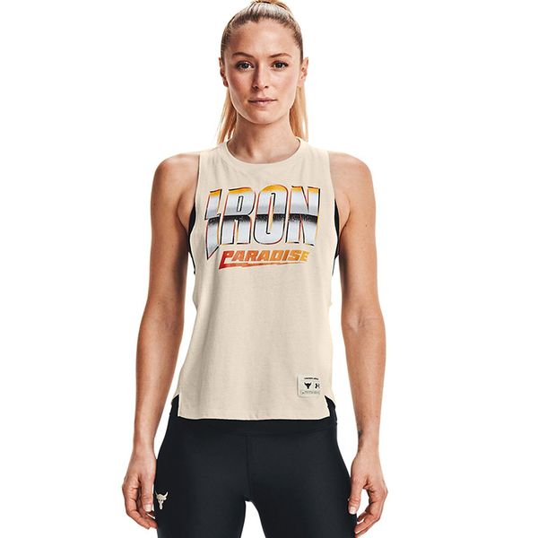 Áo Ba Lỗ Tập luyện Nữ Under Armour UA APP 1361065 PRJCT ROCK IRON TANK 1361065-110