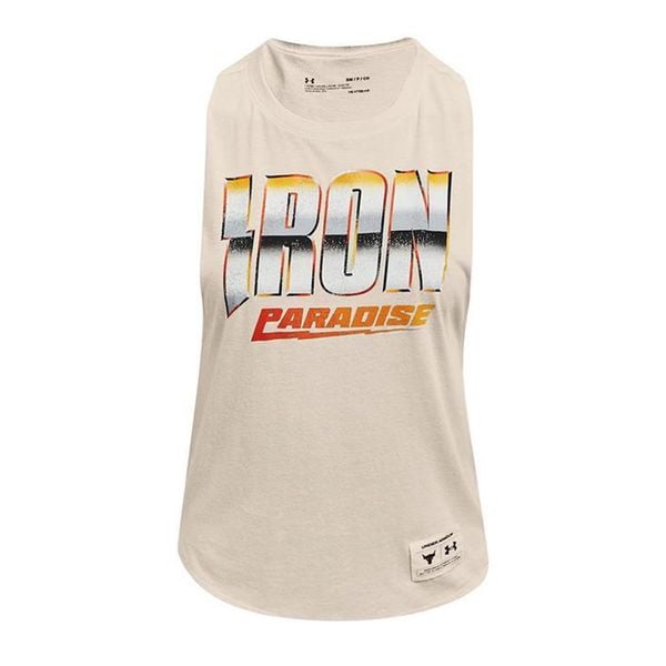 Áo Ba Lỗ Tập luyện Nữ Under Armour UA APP 1361065 PRJCT ROCK IRON TANK 1361065-110