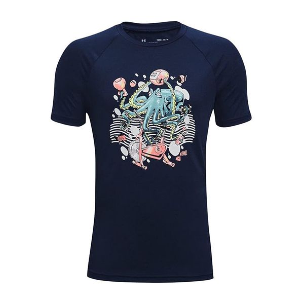 Áo Thun Thời Trang Trẻ Em Under Armour UA APP 1361832 TECH OCTO-SPORT SS 1361832-408