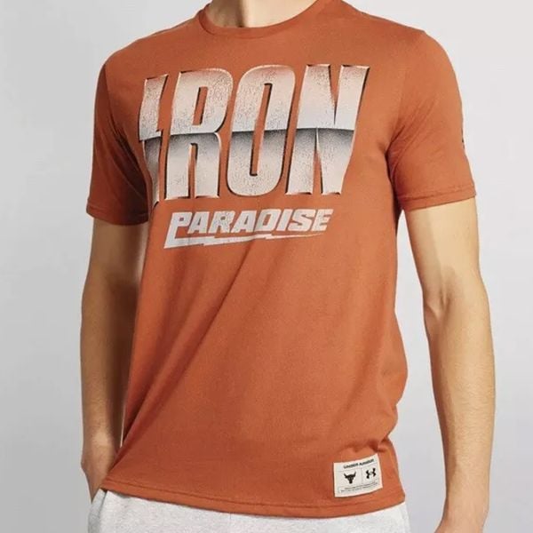 Áo Thun Tập luyện Nam Under Armour UA APP 1363557 Project Rock Iron SS 1363557-843
