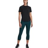 Quần Legging Tập Luyện Nữ Under Armour APP 1365357 RUSH VENT CAPRI PKT NS 1365357-463