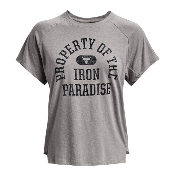 Áo Thun Tập Luyện Nữ Under Armour Project  Rock  PROPERTY OF SS 1365995-031