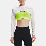 Áo Thun Tập luyện Nữ Under Armour Mesh Ls Crop Mock Q3best 1365997-100