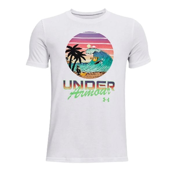 Áo Thun Trẻ Em Under Armour UA LIVE SP UA TXT SS 1366388-100