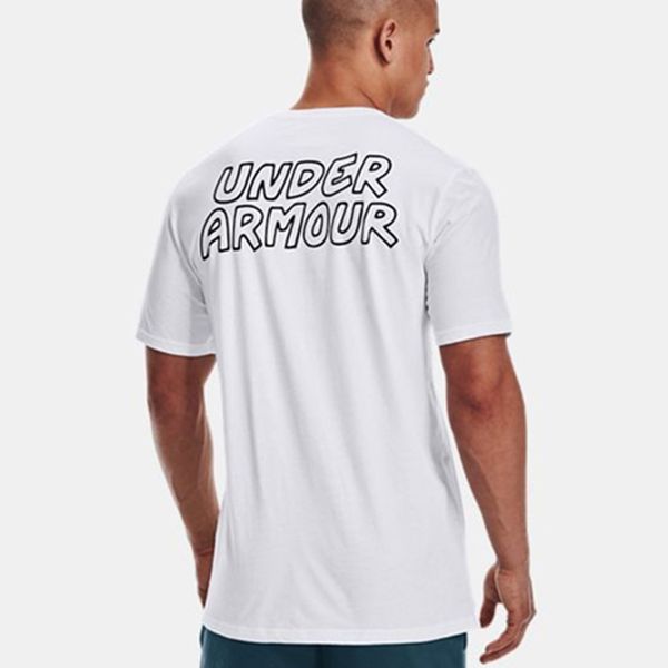 Áo Thun Tập luyện Nam Under Armour UA Multi Logo Scribble SS 1366420-100