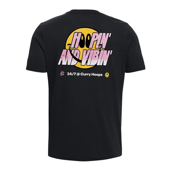 Áo Thun Bóng Rổ Nam Under Armour Curry Hoop Vibes Tee 1366617-001