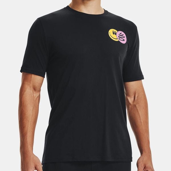 Áo Thun Bóng Rổ Nam Under Armour Curry Hoop Vibes Tee 1366617-001