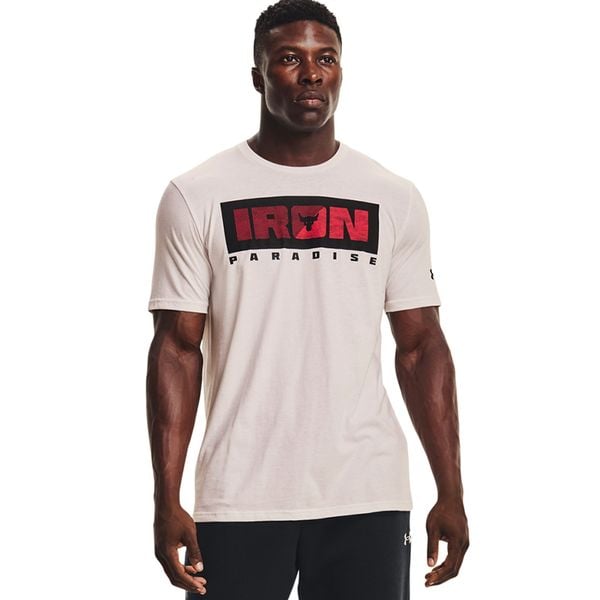 Áo Thun Tập Luyện Nam Under Armour PJT RCK IRON PARADISE SS 1367116-112