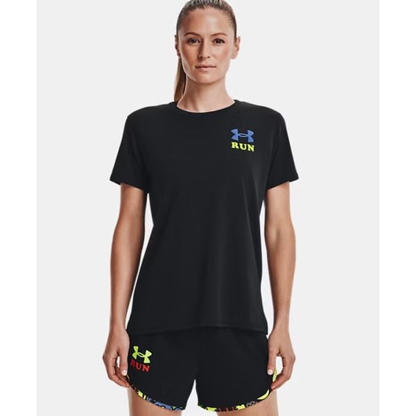 Áo Thun Chạy Bộ Nữ Under Armour UA Keep Run Weird Graphic SS 1367938-001