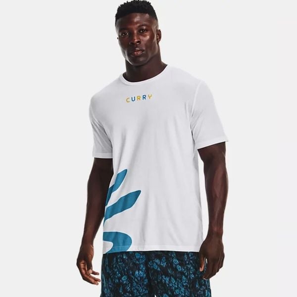 Áo Thun Bóng Rổ Nam Under Armour CURRY ULTRA SPLASH TEE 1368317-100