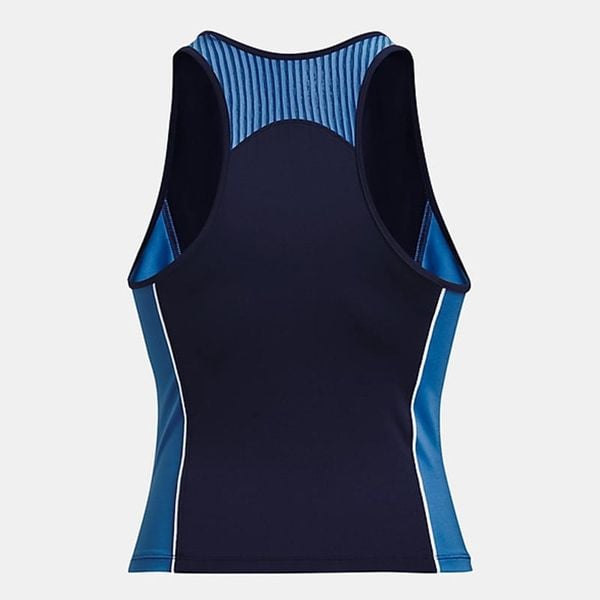 Áo Tanktop Tập Luyện Nữ Under Armour APP ARMOUR HEATGEAR TRAINING TANK W VICTORY BLUE/WHITE/MI 1369916-474