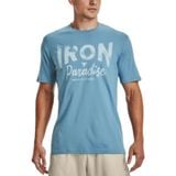 Áo Thun Tập luyện Nam Under Armour UA APP Pjt Rock Iron Paradise SS 1370483-416