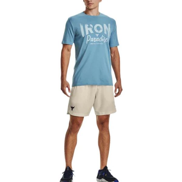 Áo Thun Tập luyện Nam Under Armour UA APP Pjt Rock Iron Paradise SS 1370483-416