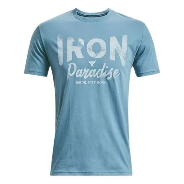 Áo Thun Tập luyện Nam Under Armour UA APP Pjt Rock Iron Paradise SS 1370483-416