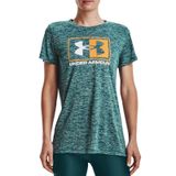 Áo Thun Tập luyện Nữ Under Armour UA APP Tech Twist Box LU SSC 1373046-716