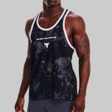 Áo Ba Lỗ Tập luyện Nam Under Armour UA App Project Rock Training Tank M Black/Tempered Steel/Whi 1373575-002