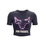 Áo Thun Tập luyện Nữ Under Armour UA APP Pjt Rck Disrupt Bull SS 1373586-558