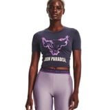 Áo Thun Tập luyện Nữ Under Armour UA APP Pjt Rck Disrupt Bull SS 1373586-558