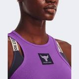 Áo Ba Lỗ Tập luyện Nữ Under Armour UA App Project Rock Training Tank W Lunar Purple/Summit Whit 1373587-580