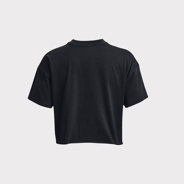 Áo Thun Tập luyện Nữ Under Armour UA App Project Rock Training T-Shirt W Black/Summit White 1373594-001