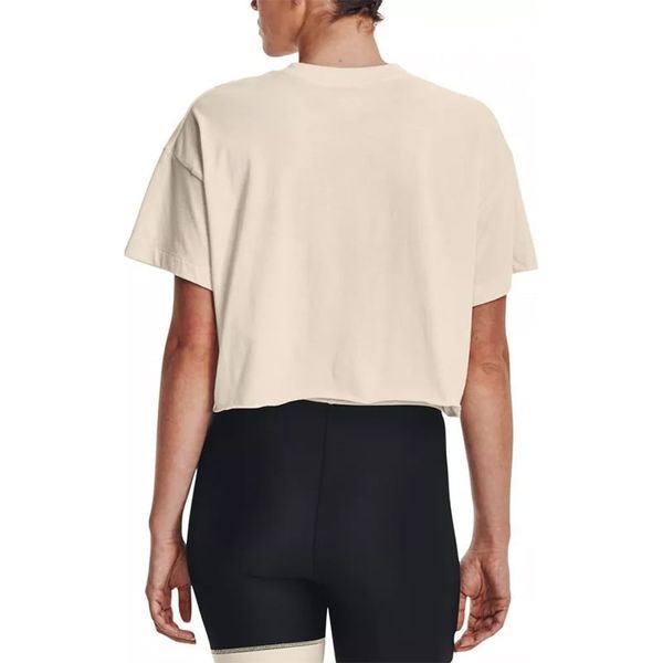 Áo Thun Tập luyện Nữ Under Armour UA App Project Rock Training T-Shirt W Summit White/Black 1373594-110