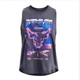 Áo Ba Lỗ Tập luyện Nữ Under Armour UA App Pjt Rock Worldwide Tank 1373775-558