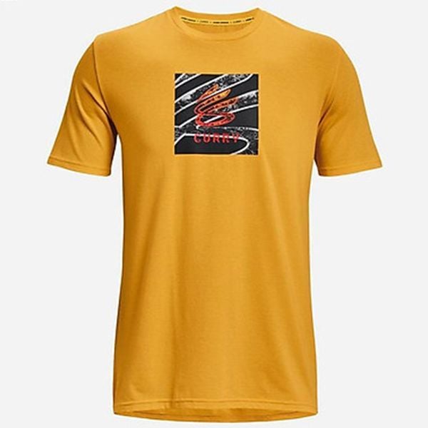 Áo Thun Bóng Rổ Nam Under Armour UA Curry Iron Box Logo SS 1374211-782