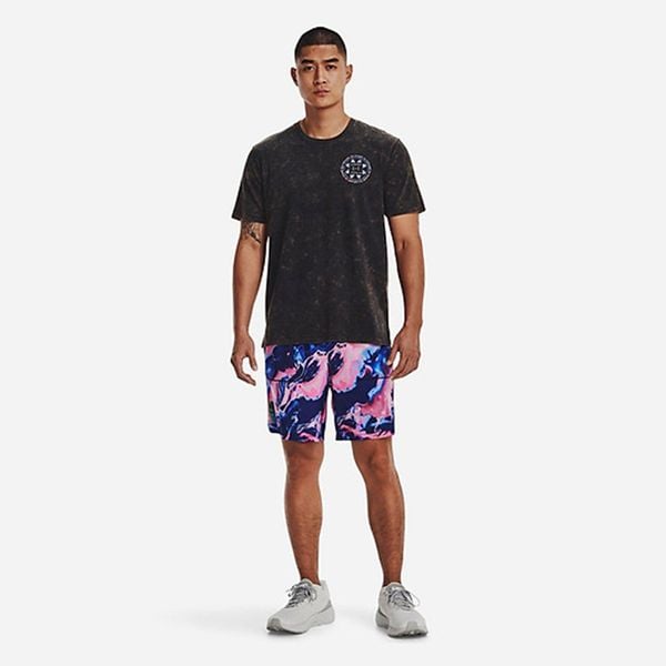 Áo Thun Chạy Bộ Nam Under Armour UA App Run Anywhere Running T-Shirt M Black/Reflective 1374228-001