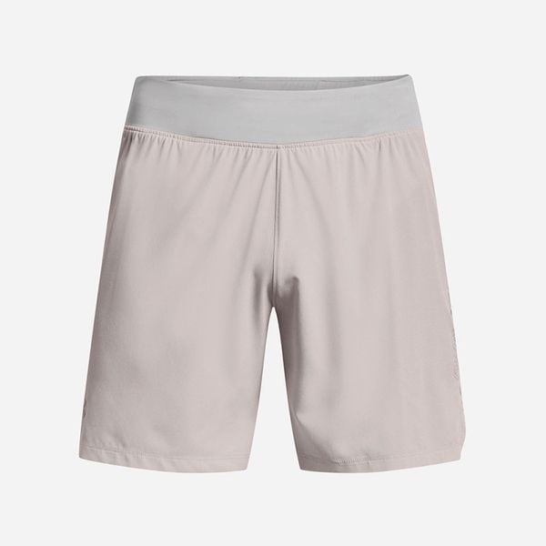 Quần Ngắn Chạy Bộ Nam Under Armour UA APP SPEEDPOCKET RUNNING SHORTS M GHOST GRAY/TIN/REFLECTIV 1375403-592