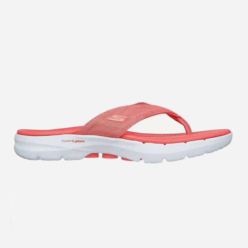 Dép Xỏ Ngón Thời Trang Nữ Skechers GO WALK 6 SANDAL 140600-CRL