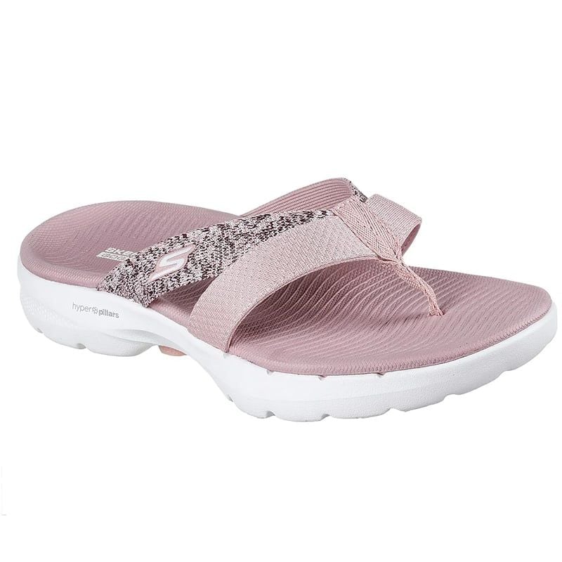 Dép Xỏ Ngón Thời Trang Nữ Skechers GO WALK 6 SANDAL 141010-MVMT