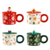 Ly Sứ Giáng Sinh Màu Xanh Mẫu NNG004