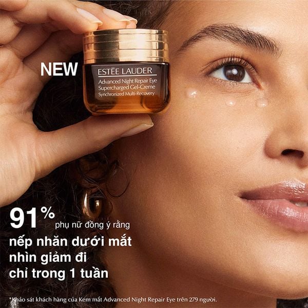 (HSD: 8/2026) Kem Mắt Dạng Gel Estee Lauder Advanced Night Repair Eye Supercharged Gel-Crème Synchronized Multi-Recovery Eye Cream 15ml