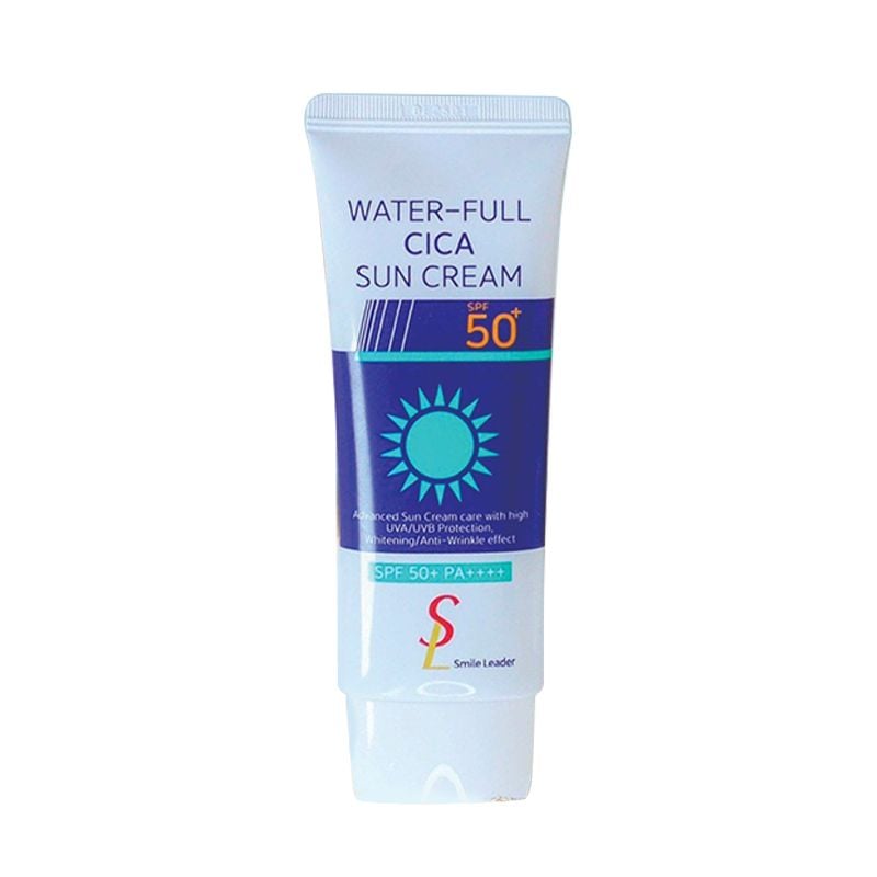 Kem Chống Nắng Ngăn Ngừa Lão Hoá Smile Leader Premium Anti UV Sun Cream SPF 50+ PA++++ 60ml Dành cho da dầu (Xanh)