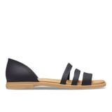 Sandal Thời Trang Nữ Crocs FW Crocs Tulum Open Flat W Black/Tan 206109-00W