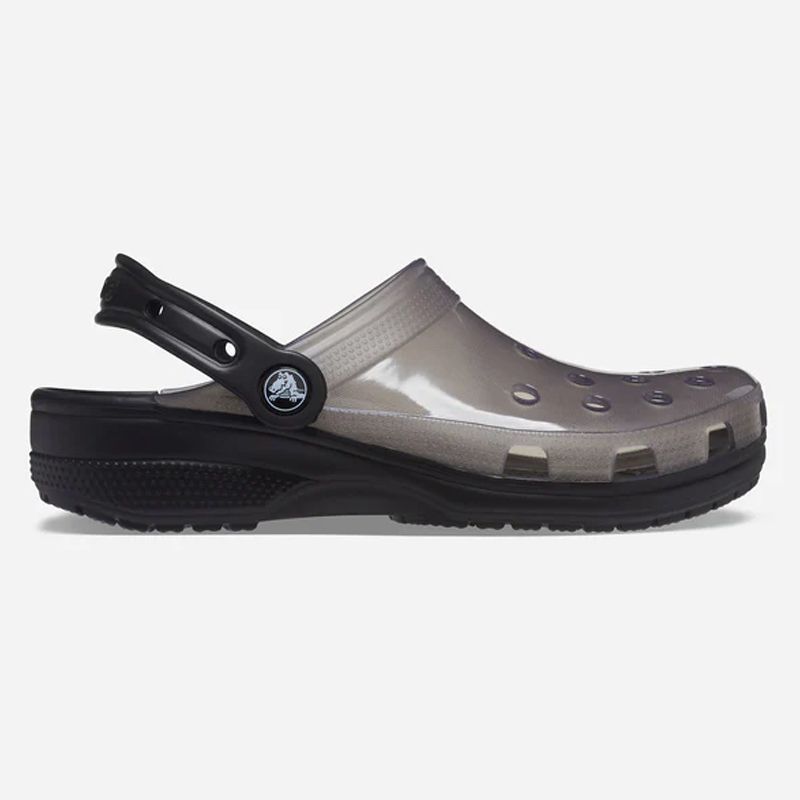 Dép Sục Thời Trang Unisex Crocs FW Classic Clog U Translucent Black 206908-001