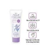Kem Chống Nắng Nâng Tone Và Dưỡng Ẩm Da Hatomugi Spf50+ Pa++++( Hồng) 70g
