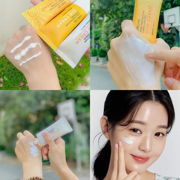 Combo 2 Kem Chống Nắng Lebelage High Protection Daily No Sebum Sun Cream SPF50+ PA+++ 30mlx2 (màu trắng)