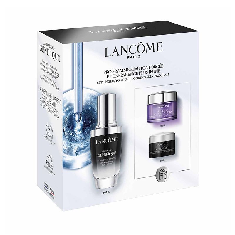 (HSD: 11/2024) Bộ Dưỡng Da Mặt & Mắt Trẻ Khỏe Săn Chắc Lancome Génifique 30ml